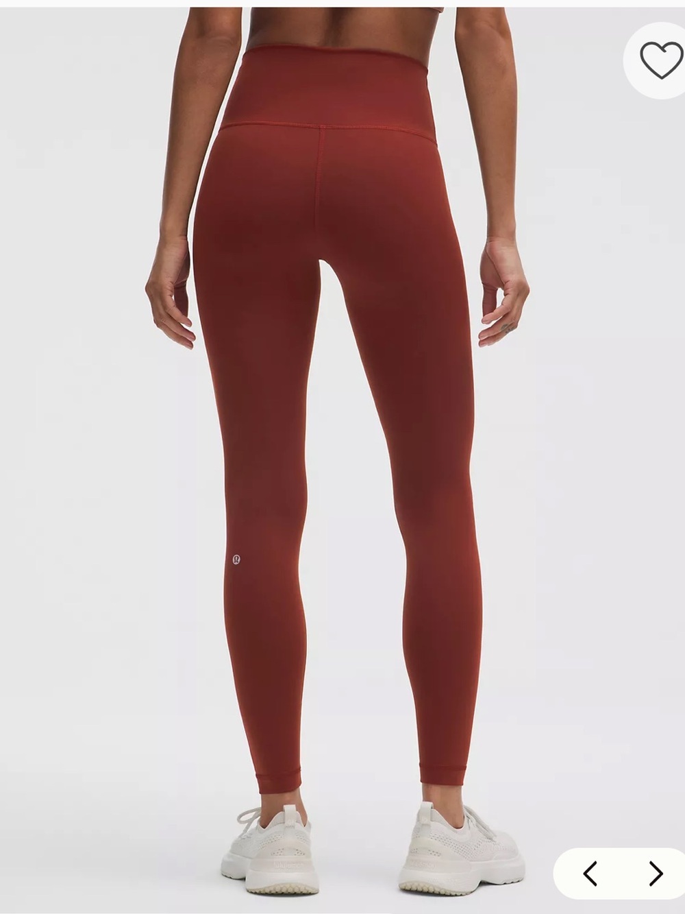 Lululemon Wunder Train HR 28” Leggings Size 14 Everlux Burgandy Square Dot